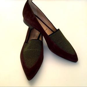 Ron white size 38 1/2 chocolate brown flat